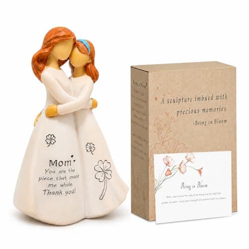 Being in Bloom Mom Birthday Gifts: 5.2” Mother and Daughter Resin Figurine - Meaningful Gifts for Mom from Daughter - Mother’s Day and Christmas Keepsake - Image 1