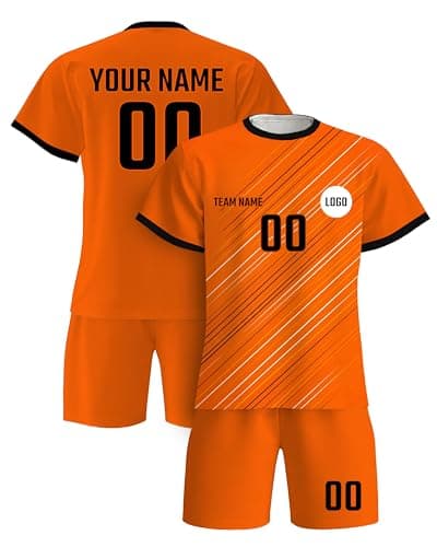 Custom Soccer Jersey with Name Number for Kids Adults, Personalized Football Shirt Pajamas Loungewear Set, Breathable Fan Uniform for 2026 Gameday Tournament, Camisa de Futbol para Hombres Kids. (NL) - Image 1