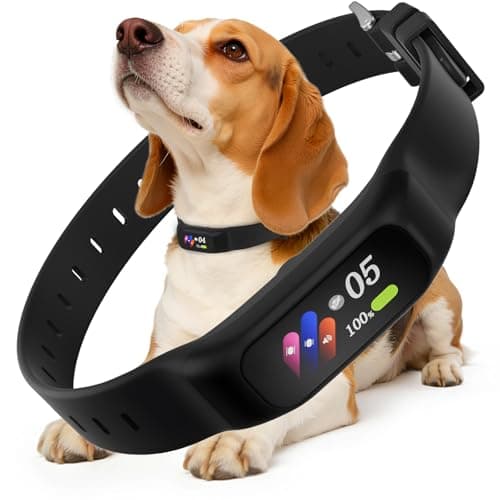 Anti Bark Collar for Small Medium Large Dogs, Vibrating Dog Collars No Shock, Rechargeable Smart AI Bark Collar, Automatic Dog Training Collar, IP 67 Waterproof Dog Barking Collar (Black) - Image 1