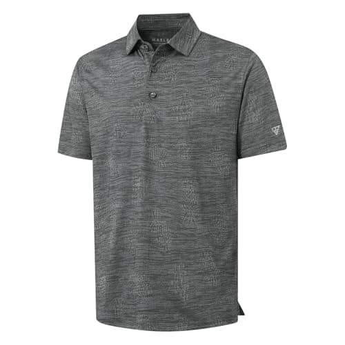 M MAELREG Casual Mens Golf Shirts Stretch Lightweight Quickly Dry Business Polo Shirts for Men Moisture Wicking - Image 1