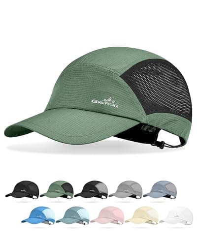 GXCROR Performance Baseball Cap for Men & Women - UPF 50+ Running Hat, Lightweight Quick-Dry Sports Hat for Golf, Hiking, Gym - Image 1