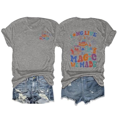 Magical Shirt for Women Magic King dom Castle Shirts Vacation Trip Tee - Image 1