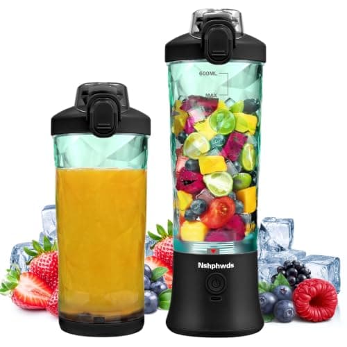 Portable Blender 20oz 18000RPM, USB-C Waterproof BPA Free for Smoothie Cup - Image 1
