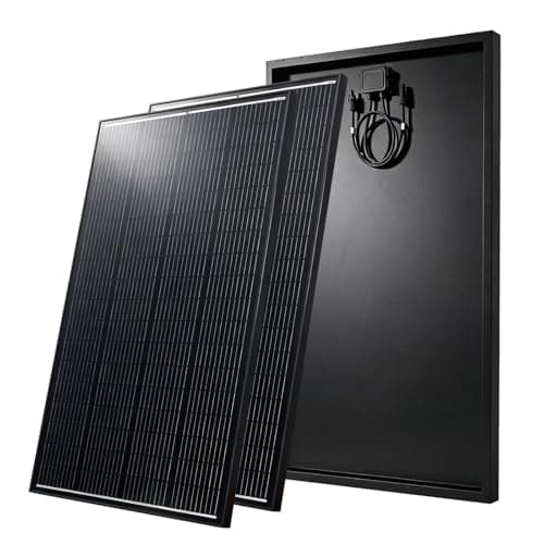 400W Solar Panel 12Volt/24 Volt 25% High-Efficiency Monocrystalline PV Module Power Charger for RV Camper Vehicle Caravan and Other Off Grid Applications - 2-Pack 200W