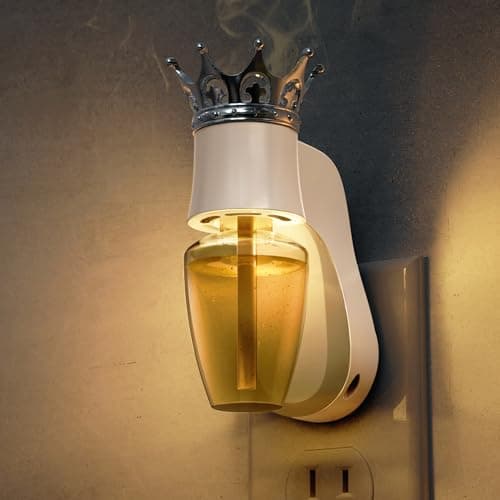 L LOHAS LED Wall Fragrance Plug with Night Light Compatible with Bath and Body Works Wall Fragrance, ETL Certified,90°Rotatable Plug Essential Oil Diffuser for Home, Office (White) - Image 1