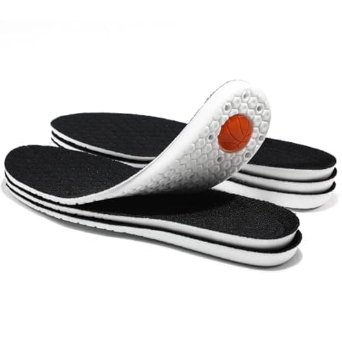XINIFOOT 3 Pairs Premium Comfort Shoe Replacement Insole, Shock Absorption Elastic Cushion Inserts, Breathable Shoe Inner Soles for Women - Image 1
