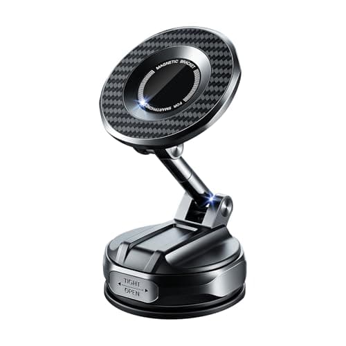 TUTGLOBAL Vacuum Magnetic Car Phone Holder Mount for iPhone 17-12 - Image 1
