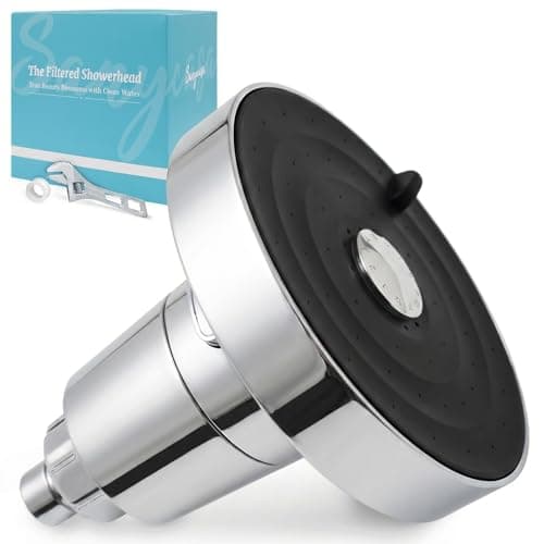 SANYCASA Filtered Shower Head for Hard Water, Removes Chlorine & Heavy Metals, KDF-55 Filter for Healthier Hair & Skin, Protects Colored Hair, High Pressure, Dermatologist Recommended(CP) - Image 1