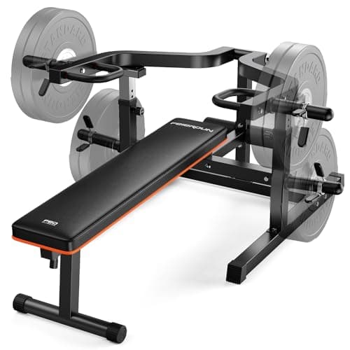 FEIERDUN 3-Grip U-Handles Chest Press Machine, 1250LBS Bench Press Machine with Independent Converging Arms, 11+3 Adjustable Positions, Adjusatble Bench for Chest, Arms - Image 1