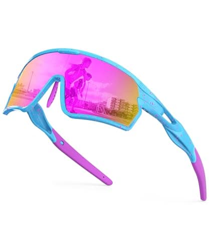 RIDEFLOW Kids Sunglasses Kids Sports Sunglasses UV Protection for 3-12 Boys Girls Baseball Softball Cycling-RIFO - Image 1