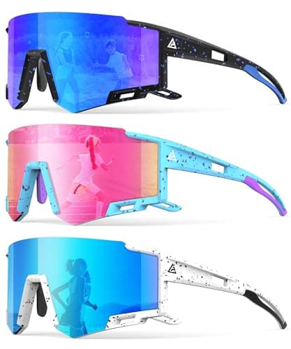 CIFOYA 3PACK Kids Sunglasses Youth Baseball Sun Glasses Sports Softball Sunglasses for Girls Boys UV400 Protection - Image 1