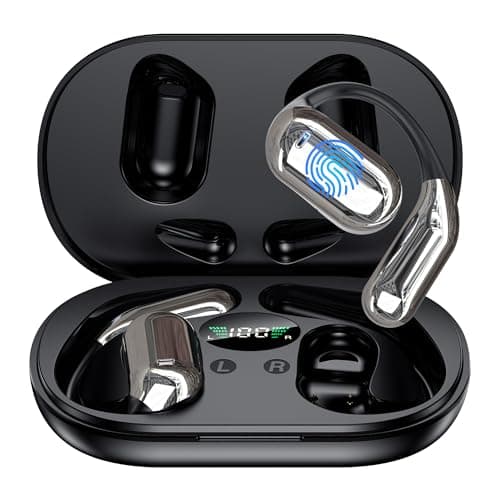 Mosyxe AI Translation Earbuds Real Time 144 Language Translator Earbuds for iPhone and Android Translation Headphones Translating Device for Travel Business Learning with Charging Case - Image 1