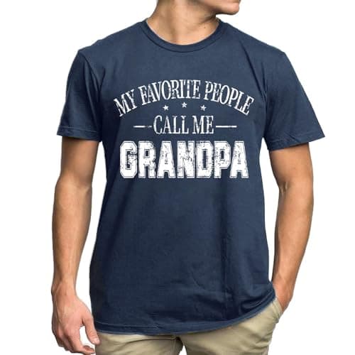QIXYN Dad Shirt for Men My Favorite People Call Me Papa Best Girl Dad Tops - Image 1