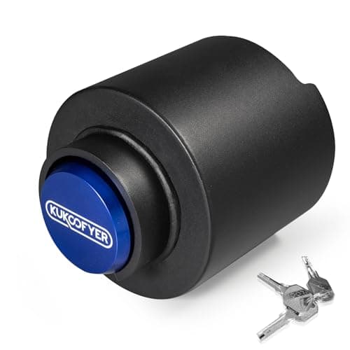 Kukoofyer 2026 Upgraded Trailer Lock Fits 2-5/16 Inch Coupler, Heavy Duty Trailer Hitch Locks, Anti-Theft Trailer Coupler Lock for RV | Cargo | Camper | Dump Trailer (Blue) - Image 1