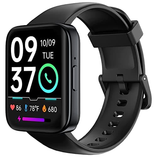 SKG Smart Watch Make/Answer Call for Men Women, GPS Fitness Tracker with 100+ Sports, SpoO2 Heart Rate Sleep Stress Monitor, IP68 Waterproof, 1.78" AMOLED Smartwatch for Android iOS iPhones, V9 - Image 1
