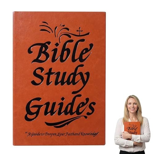 66-Page Bible Study Guide & Journal For Women, Year-Long Devotional With Daily Scripture, Prayer Prompts And Reflection Pages, PU Leather Bible Study Notebook For Beginners And Daily Faith Growth - Image 1