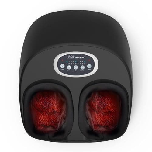 Snailax Shiatsu Foot Massager with Heat, FSA Eligible, Kneading, Compression, Vibration, Feet Massage Machine for Plantar Fasciitis, Neuropathy, Foot Warmer, Gifts for Women Men,Size 13 - Image 1