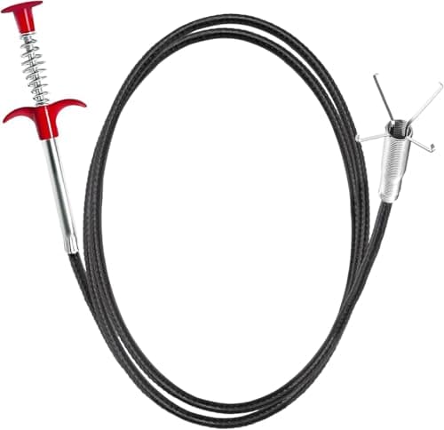 SHUCHUANG Drain Clog Remover, 79-Inch Flexible Grabber Claw Drain Snake, Pipe Cleaner for Kitchen, Bathroom, Tub, Toilet, Sewer, and Gutter - Image 1