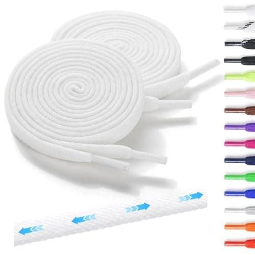 Neo-wows Elastic Shoe Laces, 2 Pairs No Tie Stretch Shoelaces for Sneakers, Slip On Laces for Kids & Adults - Image 1
