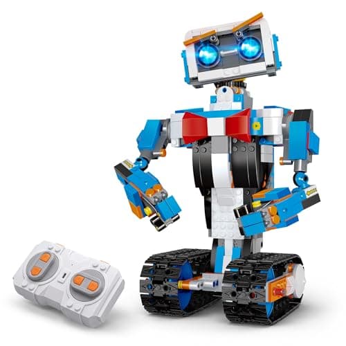 okk Robot Building Toys for Boys, STEM Projects for Kids Ages 6-12, Remote & APP Controlled Engineering Learning Educational Coding DIY Building Kit Rechargeable Robot Toy Gifts for Girls - Image 1