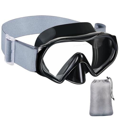 Aegend Diving Mask for Adult Youth, Anti-Fog Anti-UV Wide View Snorkel Mask for Scuba Diving Swimming Snorkeling - Image 1
