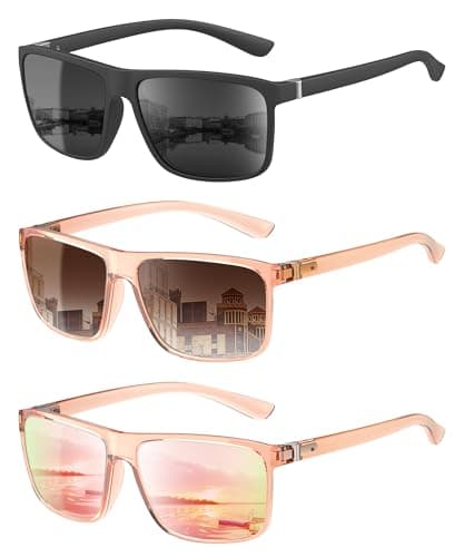 KALIYADI Womens-Sunglasses Polarized Sunglasses Womens: Retro Trendy Sun Glasses with UV400 Protection for Travel Driving - Image 1