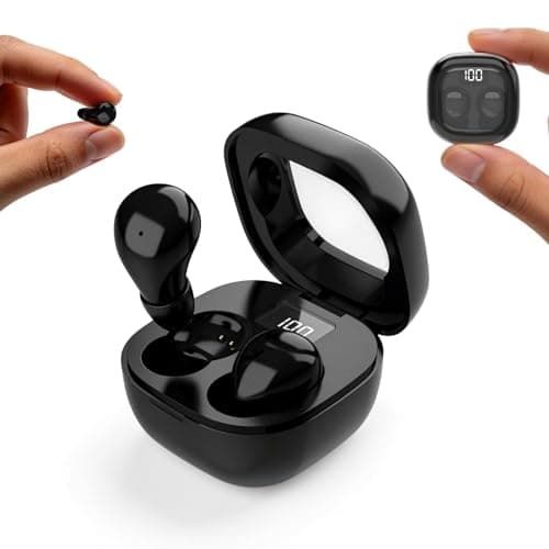 Xmenha Mini Invisible Sleep Ear Buds Earbuds Sleeping Headphones for Side Sleepers, Comfortable Smallest Sleeping Earbuds Small Ear Bud No Low Battery Reminder, Ultra-Low Volume, Anti-Touch Protection - Image 1
