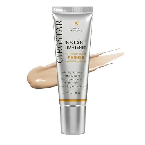 Girgstar Instant Face Blurring & Firming Primer for Face Before Makeup - Perfection Tightener Visibly Smooths the Look of Fine Lines, Wrinkles & Pores - Grips Makeup for Long Wear & Shine Control - Image 1