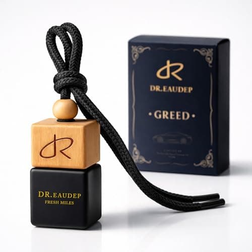 Greed Car Air Freshener — Aventos-Inspired Luxury Scent Diffuser for Cars, Long-Lasting Odor Eliminator with Premium Essential Oils, Unisex Car Perfume, Portable Hanging Diffuser Gift by DR. EauDeP - Image 1