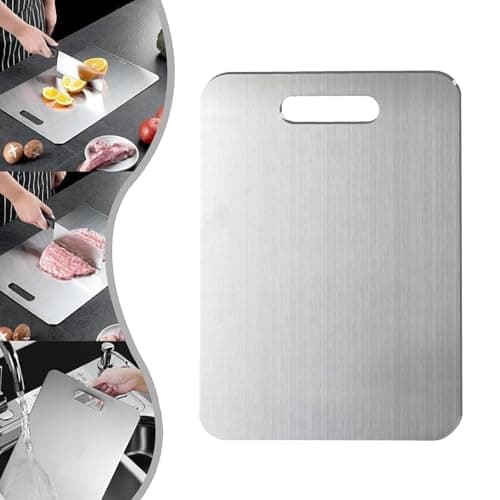 Titanium Cutting Board - 100% Pure for Kitchen - Cutting Edge Hygiene & Durability, Home Cooking - Image 1