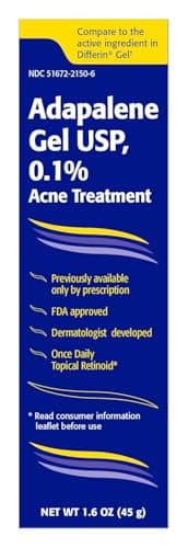 TARO Adapalene 0.1% USP Gel, Paraben Free, Retinoid Acne-Prone Facial Treatment for Sensitive Skin, Prescription Strength (1.6 Oz) - Image 1