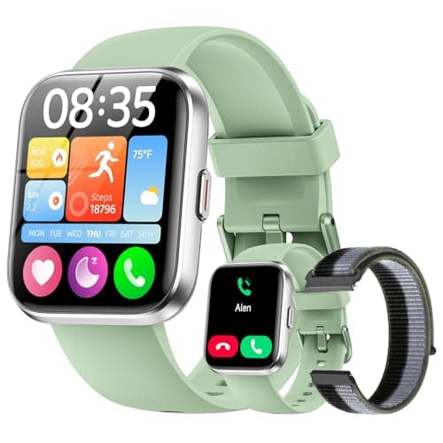 Hingso Smart Watches for Women Men (Android/iPhones), 120+ Sport Modes Fitness Tracker Watch with SpO2/Heart Rate Monitor, Steps/Sleep Tracker, 1.85" HD Smart Watch with Bluetooth Calls/Messages - Image 1