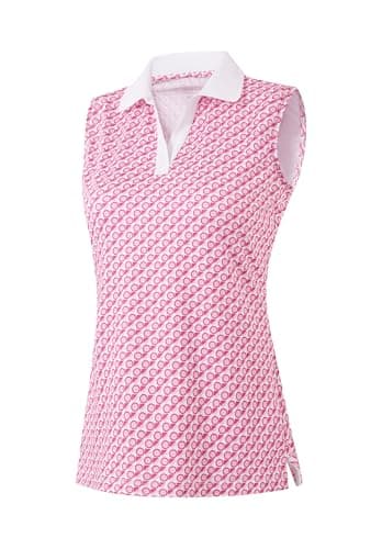 M MAELREG Womens Golf Shirt Collared Stretch Polo Moisture Wicking Soft Fabric for Tennis Women Golf Polo Shirts - Image 1