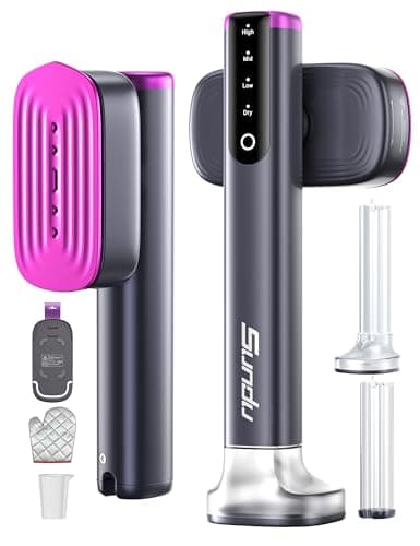 Sundu Travel Steamer for Clothes, Portable Handheld Garment Steamer, 15s Fast Heat-up, 2 Water Tanks (180 ml +100 ml), 25 Minutes of Continuous Ironing for Travel, Home - Image 1