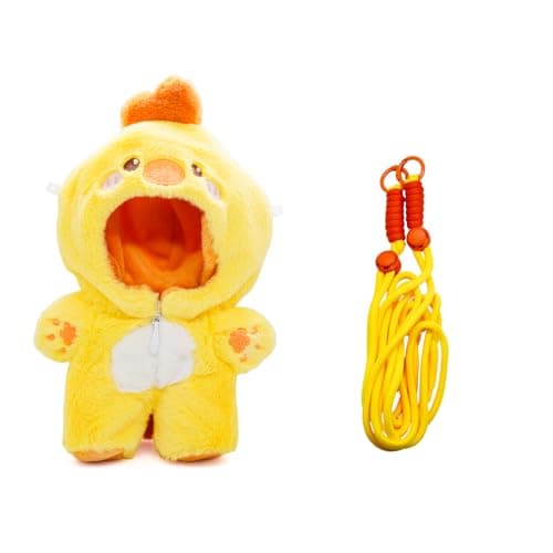 17cm Doll Clothes, 2-Piece Duck Bag Outfit and 49-Inch Adjustable Rope Set - Image 1