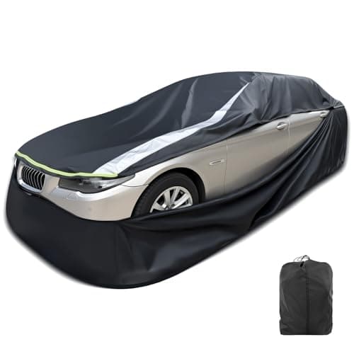 FJWDSC Full Enclosed SUV Car Cover Universal Fit Wrangler 4 Door/Grand Cherokee,Outback,BMW X5,Lexus RX350,Model y,Equinox,Edge,4Runner/Highlander,Pilot,Audi Q5,Infiniti QX50/55/70,Macan/Cayenne,MDX - Image 1