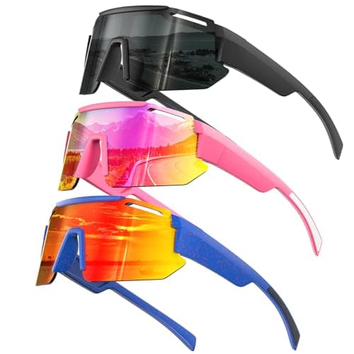 KALIYADI Polarized Youth Baseball Sunglasses: Kids Sunglasses for Boys Girls Sports Cycling Running UV400 Protection Age 6-14 - Image 1