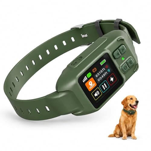 RPZ Portable GPS Wireless Dog Fence for Large and Medium Dogs, Safe Containment System with Waterproof Training Collar for Outdoor Use - Image 1
