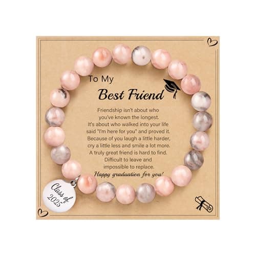 Sistble High School Graduation Gifts for Her Class of 2025 Graduation Bracelet Best Friend Women Gifts Bestie Sister College 8th Grade Inspirational Gift Jewelry - Image 1