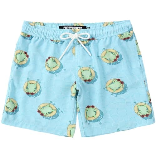 CoozySphere Boys Swim Trunks Quick Dry Bathing Suit with Mesh Lining, Beach Shorts for Toddler Boys Age 2 - Image 1
