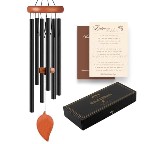 Wind Chimes, Wind Chimes for Outside with Upgraded Tube, Outdoor Windchime for Garden Yard Patio Decor, Unique Gift for Women Men - Image 1
