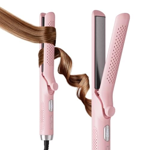 Airflow Styler Curling Iron, BABONIR Airflow 2 in 1 Straightener and Curler, 360° Cool Air Upgraded Curling Iron & Flat Iron with Ceramic Negative Ion, Anti-Scald Hair Curler for Short Long Hair - Image 1