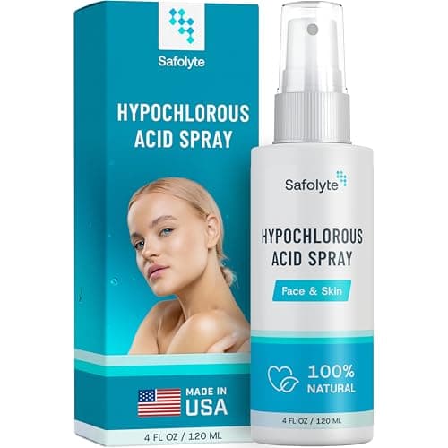 Hypochlorous Acid Spray for Face & Skin - Clinically & Dermatologist Tested HOCl Face Mist for Face, Skin, Acne, Eczema, Rash & Wound Care, Gentle & Non-Irritating for All Skin Types & Ages, 4oz - Image 1