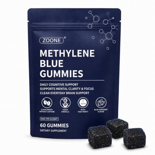 Zoone Methylene Blue Gummies 5mg for Cognitive Support, 60 Gummies - Image 1