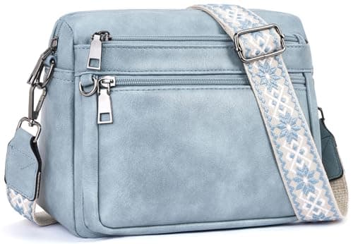 ATERITSSI Crossbody Purses for Women Trendy,Vegan Leather Crossbody Bags,Cell Phone Camera Shoulder Handbags with Card Slots - Image 1