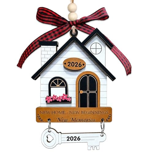 House Warming Gifts New Home, Housewarming Gifts for Women, Couple, Homeowners, House Gift Ideas - New Home Ornament 2026, First Home Ornament 2026 - Image 1