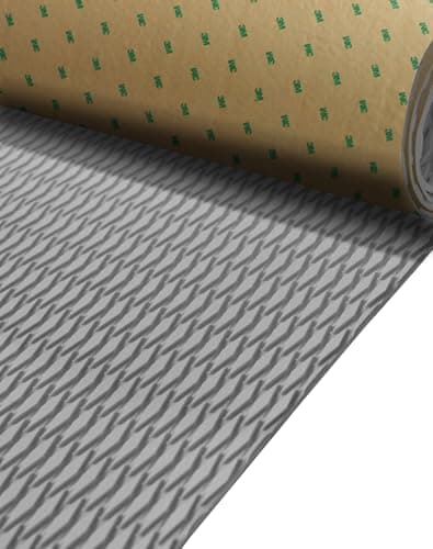 Eva Foam Boat Decking 47.2"x16.1" Small Diamond, Non-Slip Cuttable DIY Floor Mat with 3M Adhesive Backing, Self-Adhesive Marine Flooring for Boats Pontoon Jon Boat Surfboard SUP Pad