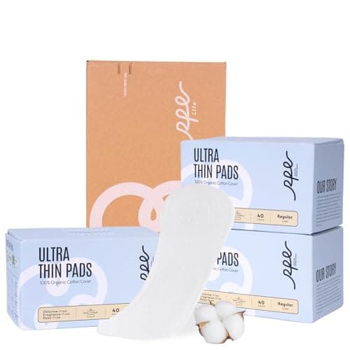 Rpe Life 100% Organic Panty Liners for Women-120ct, Ultra Thin Cotton Cover, Regular Pantiliners, Light Absorbency, Unscented Barely There Pantie Liners (Regular Liner, Size 1, 120ct) - Image 1