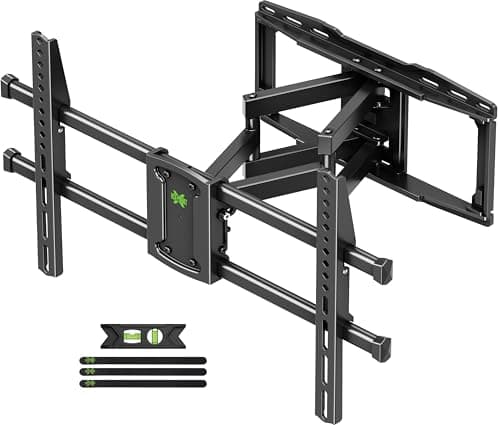 USX MOUNT Full Motion TV Wall Mount for 42-97 Inch TVs up to 150lbs, Swivel and Tilt Wall Mount TV Barcket with Extension, Max VESA 600x400mm & 16" Wood Studs,Fit Most 75 85 86 90 95 inch TVs - Image 1