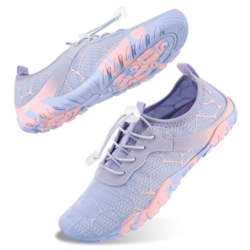 Stelle Water Shoes for Women Men Adult Lightweight Quick-Dry Barefoot Aqua Shoes for Beach Swim Kayaking River Lake Surfing(Periwinkle,10MW) - Image 1